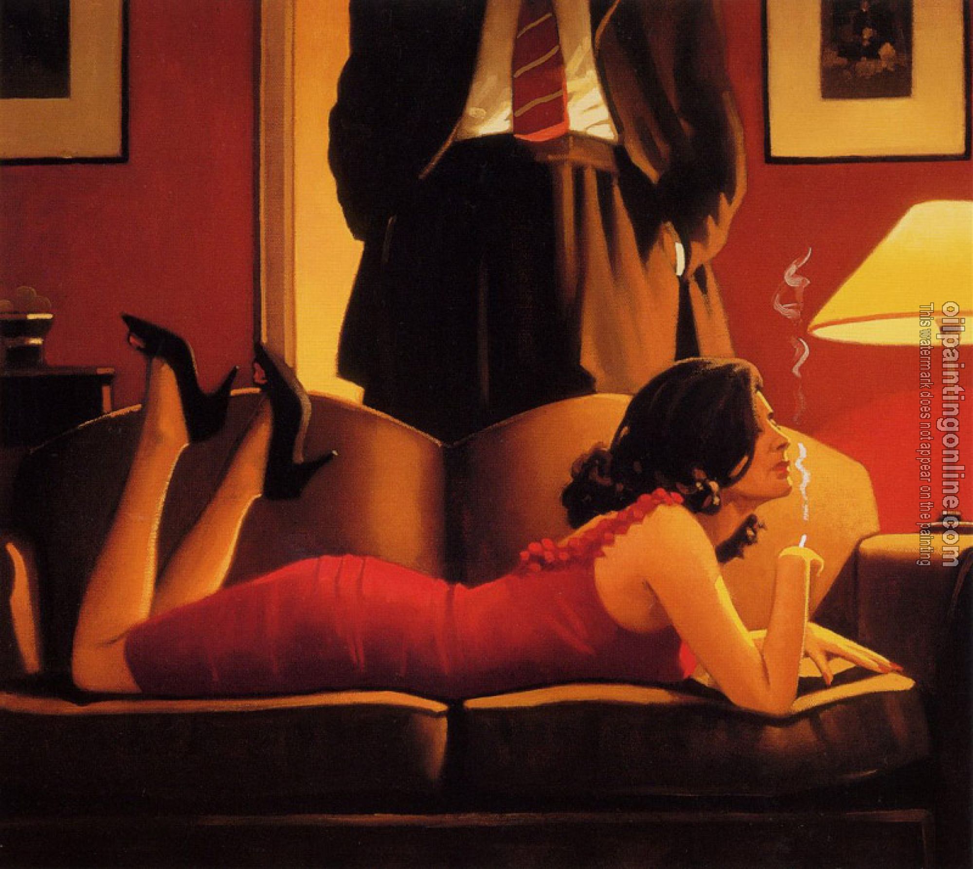 Jack Vettriano - The Parlour of Temptation II